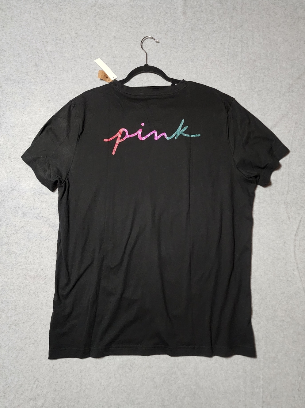 Vs PINK Victorias Secret Tee Shirt XXL Glitter Logo 2x